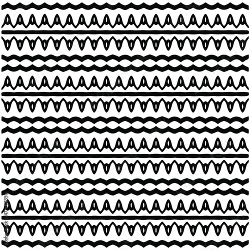 Seamless ethnic pattern color black and white.Can be used in fabric design for clothes, accessories; decorative paper, wrapping, background, wallpaper, Vector illustration.