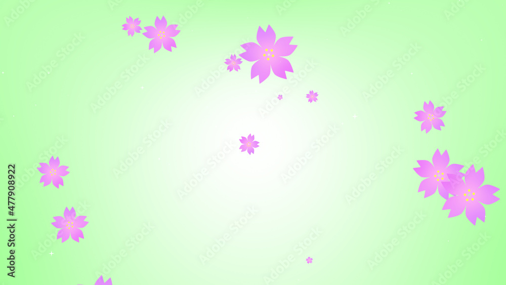 花が舞う背景
Background with flowers