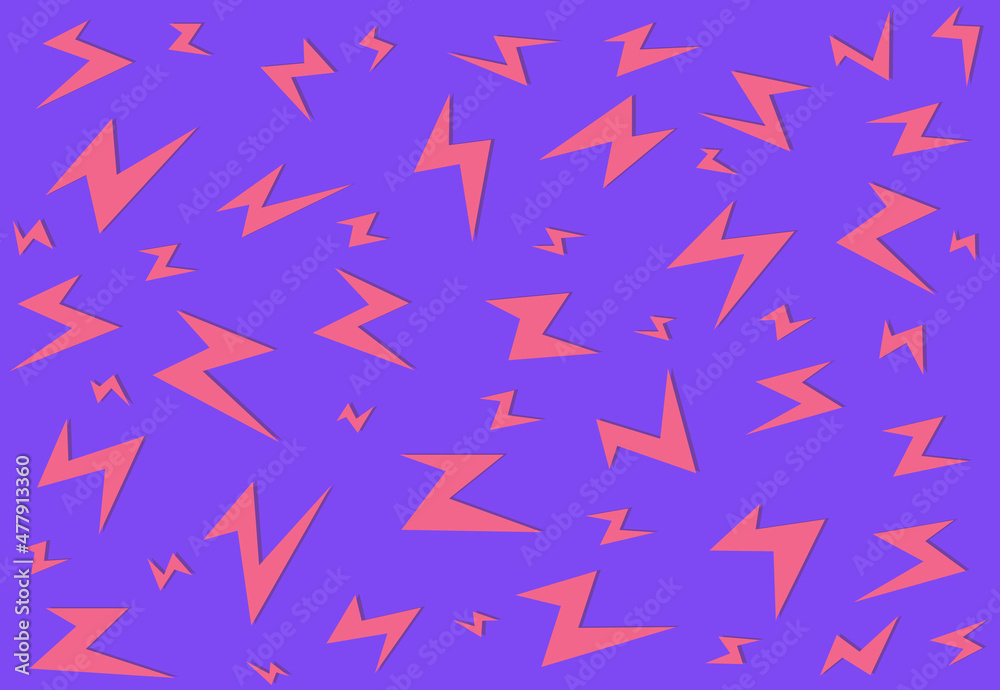 Simple background with seamless cute zigzag pattern Simple background with seamless cute zigzag pattern