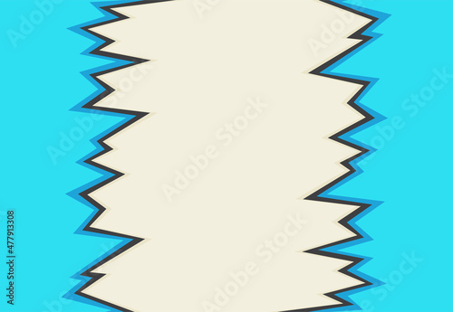 Abstract background with spikes and jagged zigzag line pattern and some copy space are
