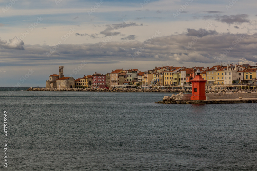 Skyline of Piran town, Slovenia Skyline of Piran town, Slovenia
