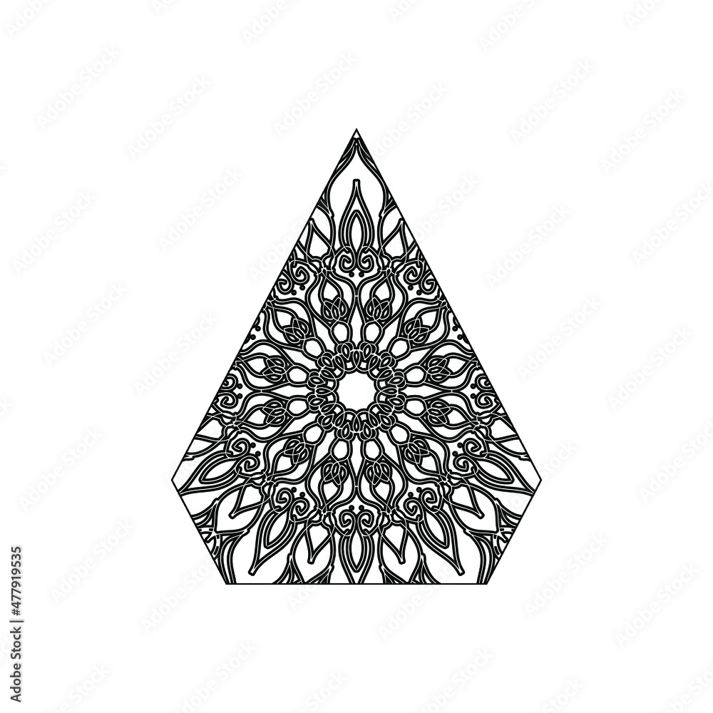 Obraz premium Mandala vector element round ornament decoration