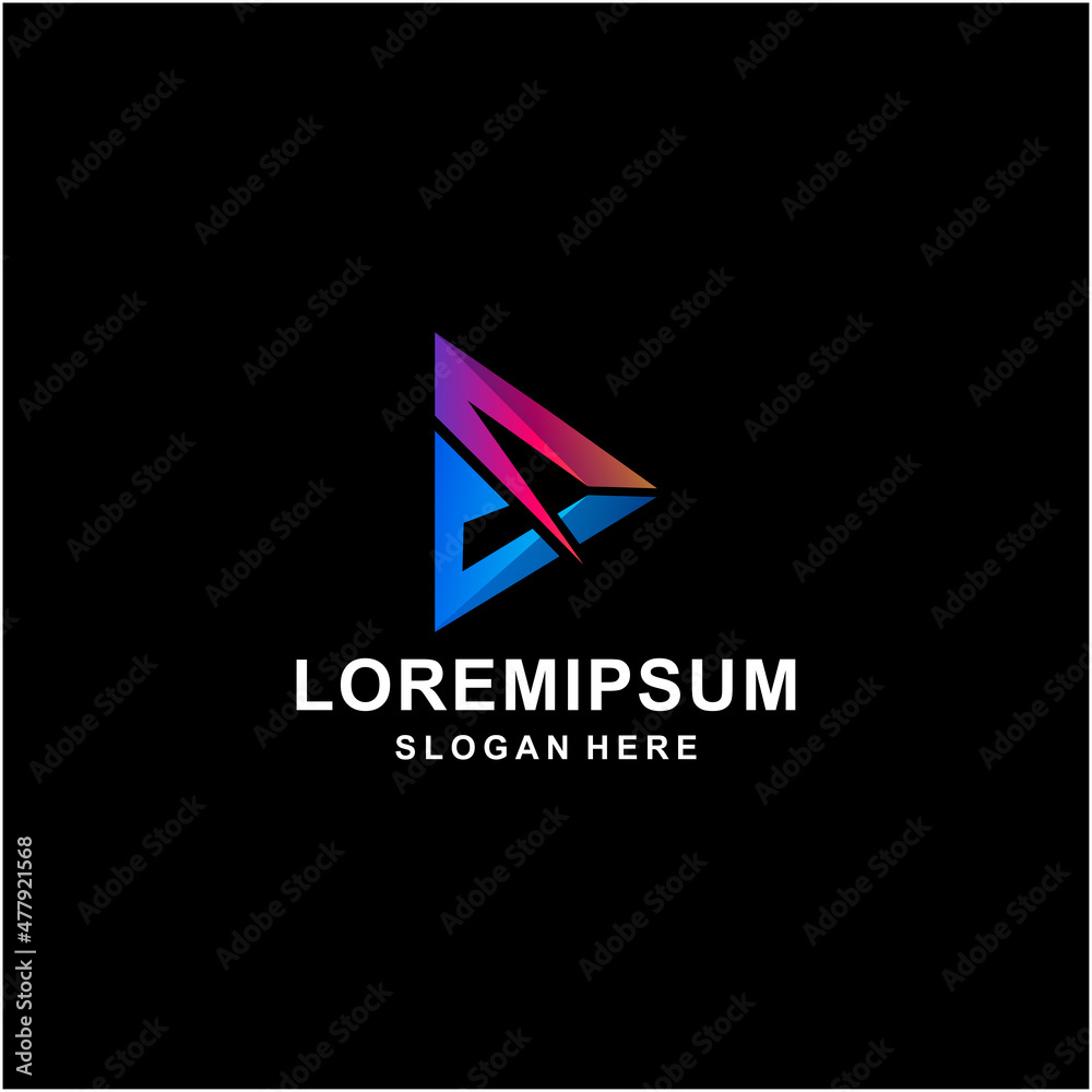 Creative media logo design Creative media logo design