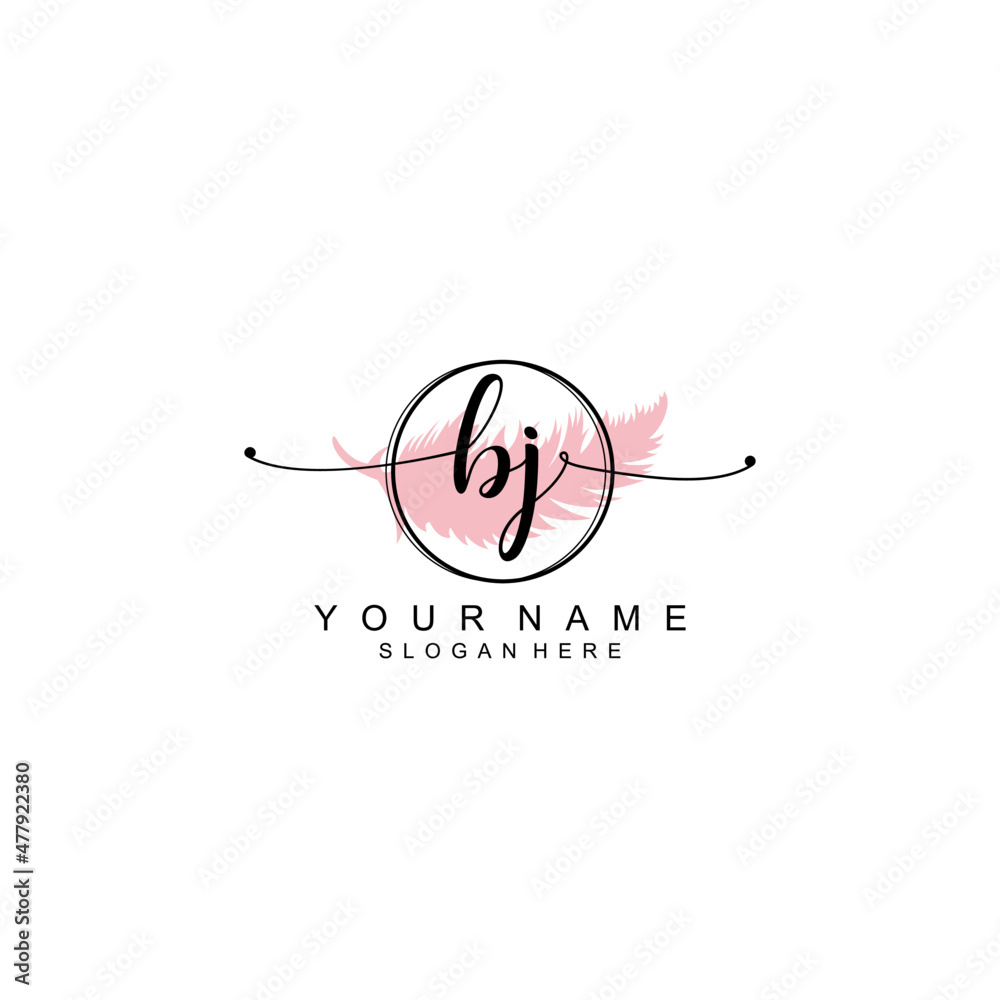 BJ initial Luxury logo design collection BJ initial Luxury logo design collection