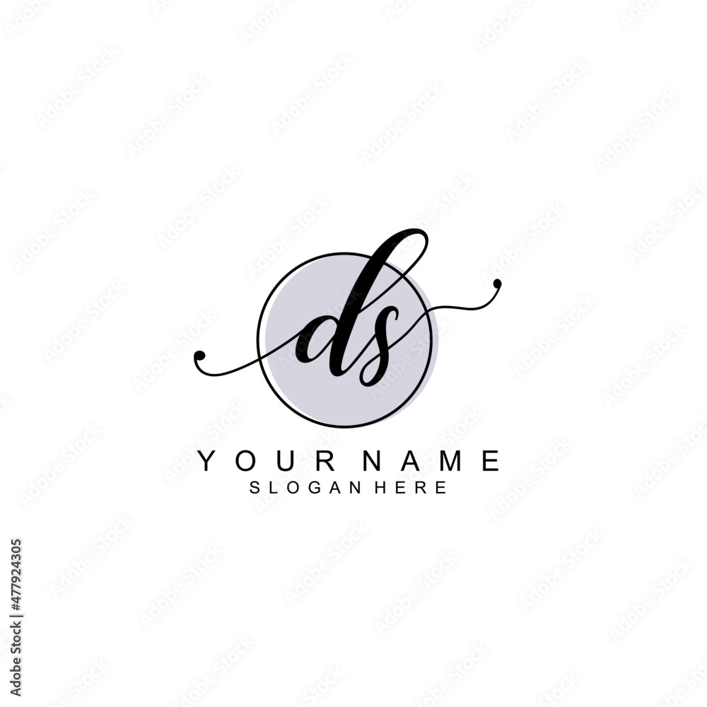 DS initial Luxury logo design collection DS initial Luxury logo design collection
