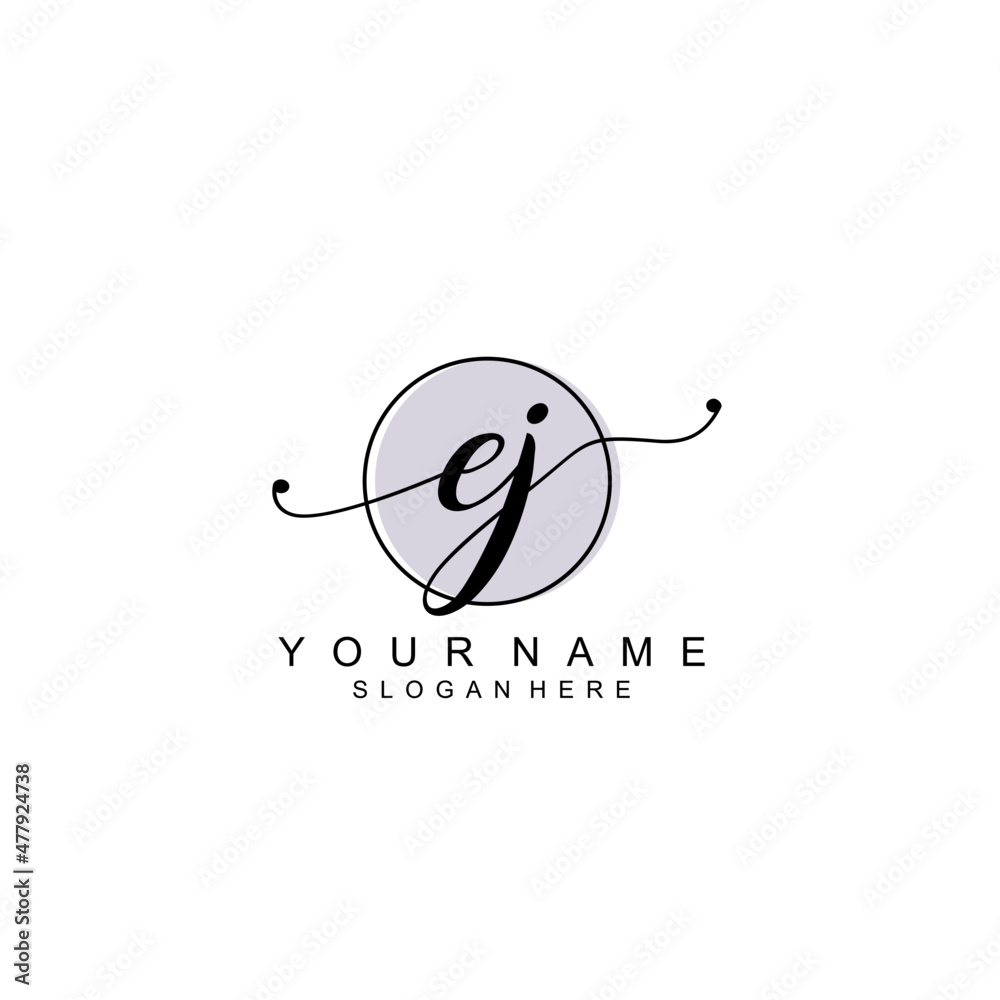 EJ initial Luxury logo design collection EJ initial Luxury logo design collection