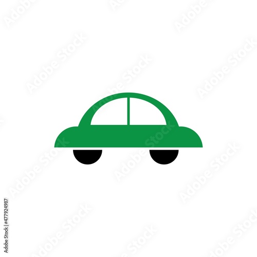 Green car logo vector