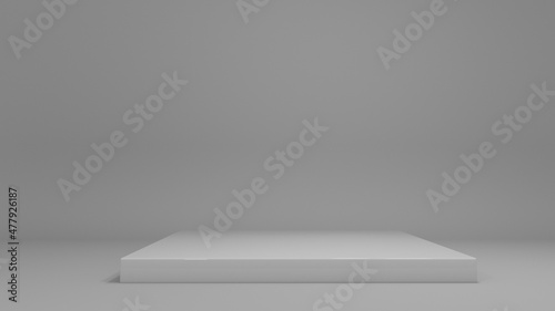 Wallpaper Mural White podium product display empty 3d render Torontodigital.ca