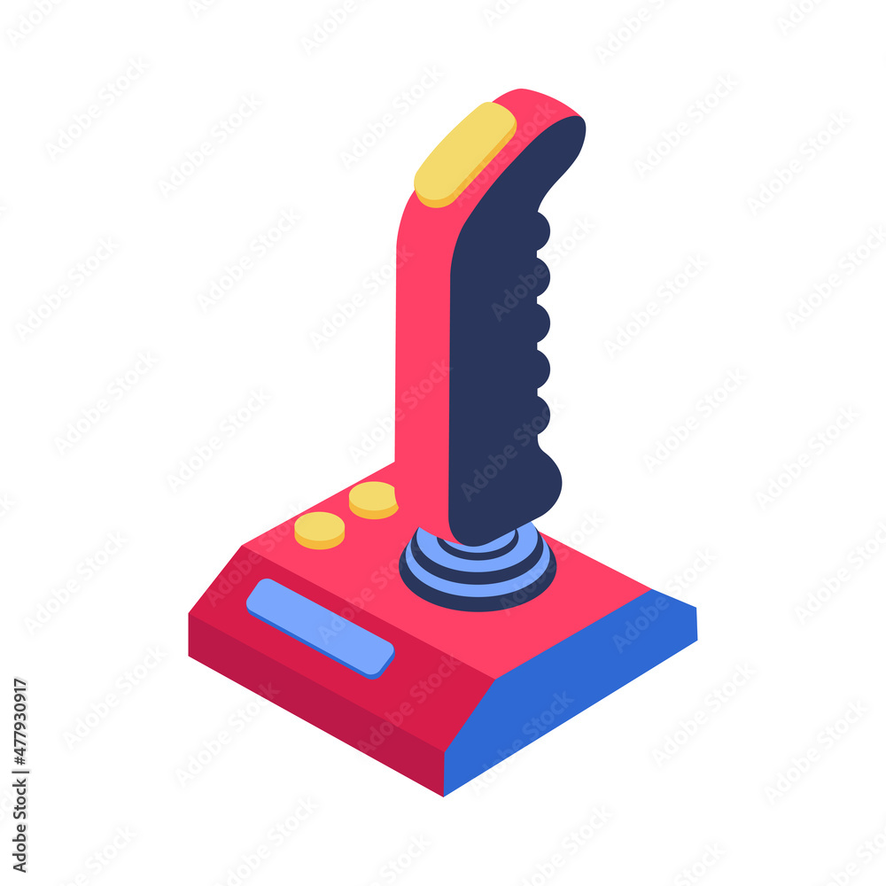 Cybersport Isometric Joystick Composition Cybersport Isometric Joystick Composition