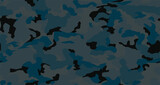 Full seamless gray camouflage skin pattern vector. Winter camo texture design for textile fabric printing and wallpaper.