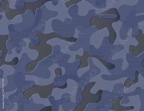 Full seamless military camouflage skin halftone dotted pattern vector for decor and textile. Ornamental pointed army masking design for hunting textile fabric print and wallpaper. Design for trendy fa