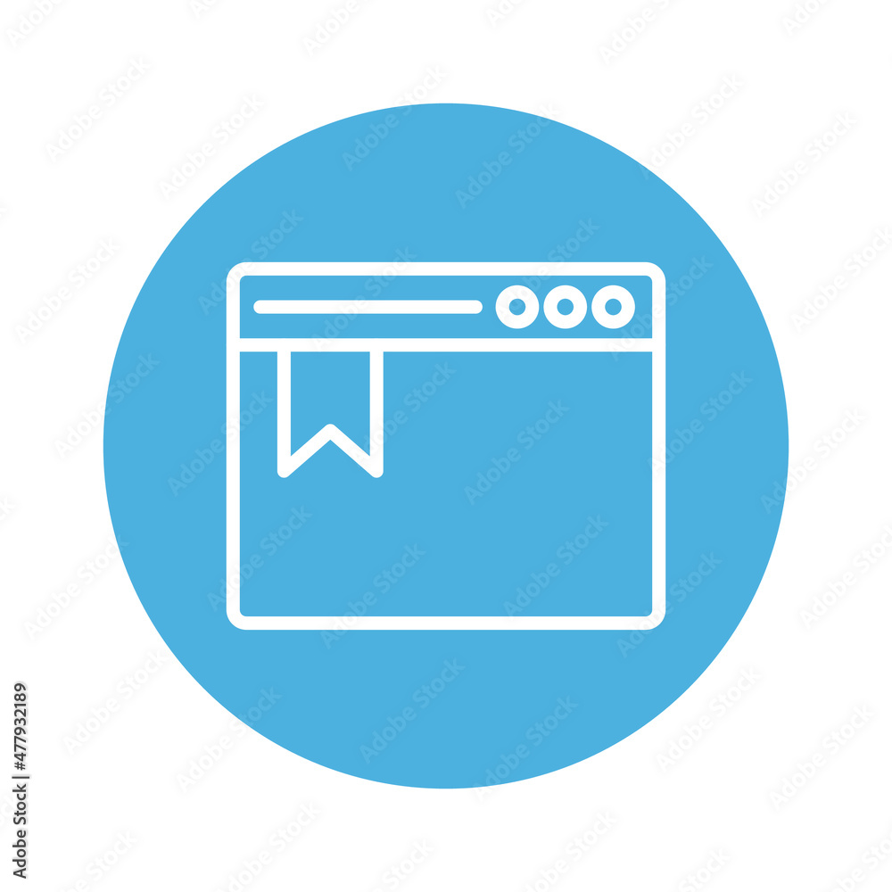 page Bookmark Vector icon which is suitable for commercial work and easily modify or edit it

