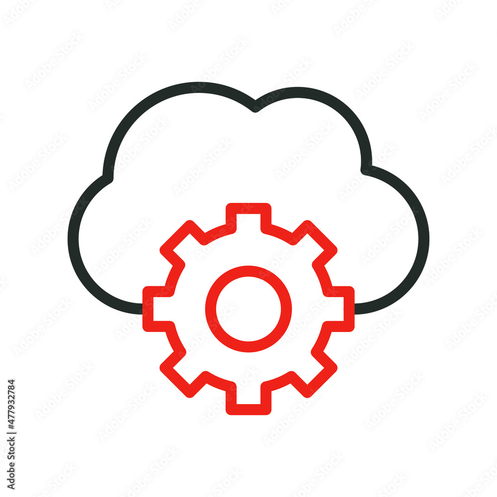 Cloud gear Vector icon which is suitable for commercial work and easily modify or edit it
Cloud gear Vector icon which is suitable for commercial work and easily modify or edit it