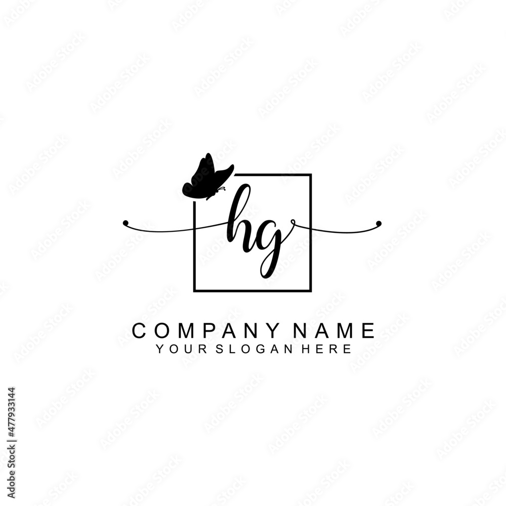 HG initial Luxury logo design collection HG initial Luxury logo design collection