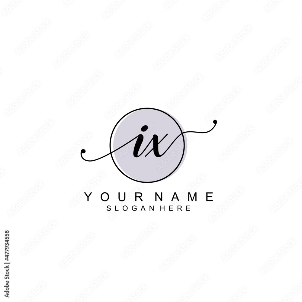 IX initial Luxury logo design collection IX initial Luxury logo design collection