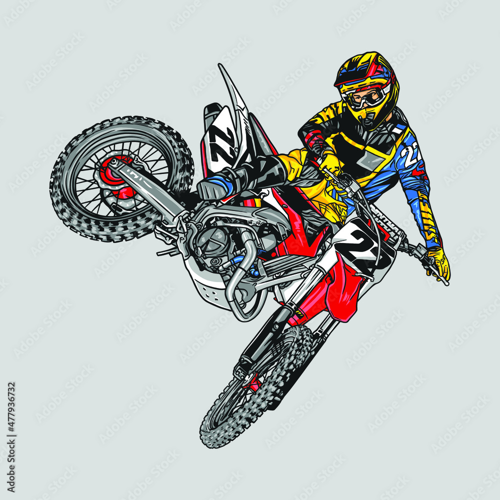 Freestyle Motocross Vector Images (over 1,100)