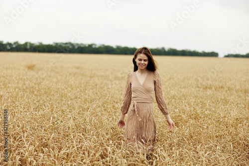female hand Wheat field autumn season concept © SHOTPRIME STUDIO