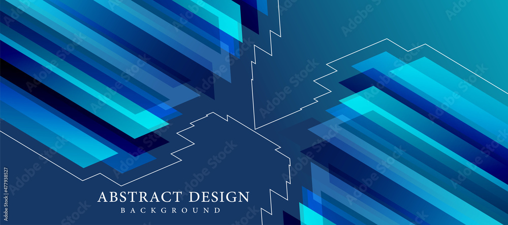 Fototapeta premium background blue abstract vector pattern geometric graphic design business dynamic banner modern technology concept
