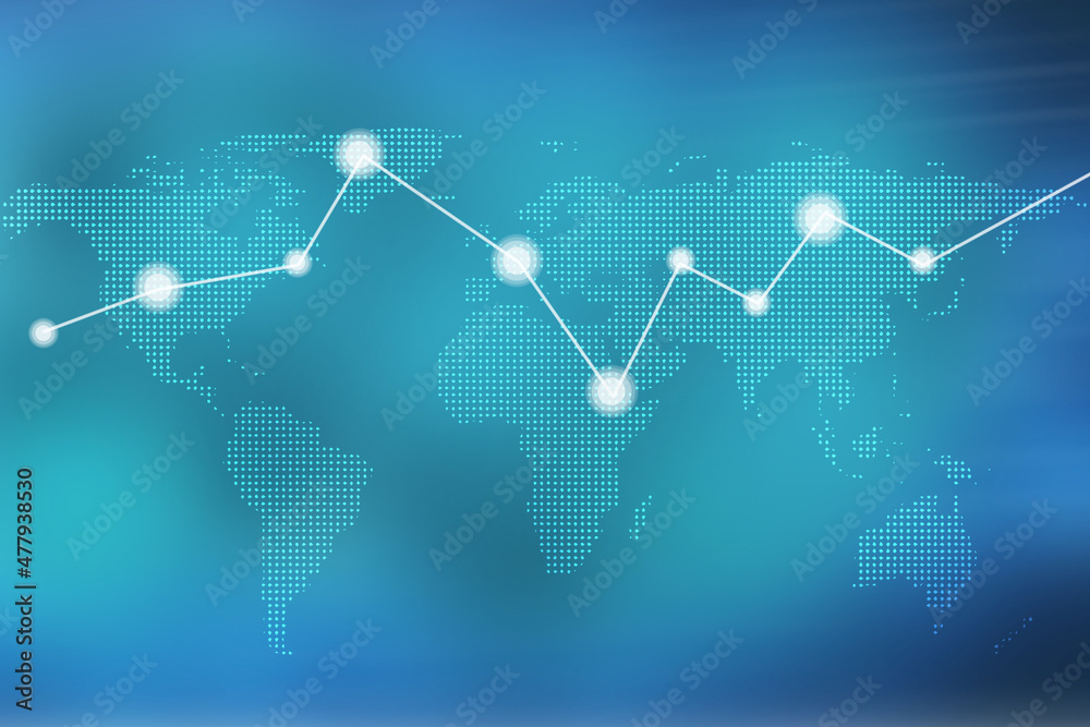 2d rendering navigation background worldmap concept

