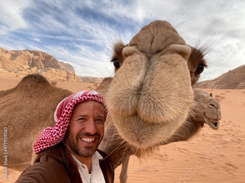 Selfie with Camel (Wadi Rum, Jordan)