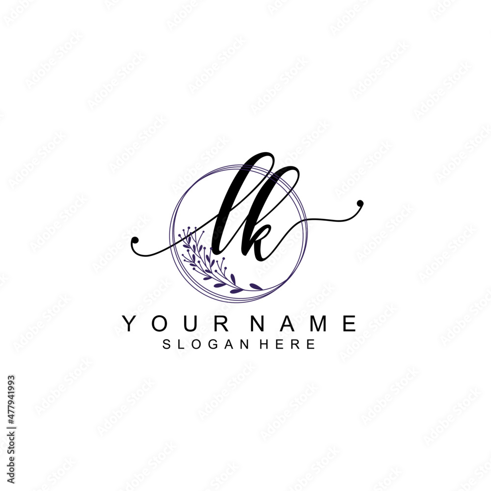 LK initial Luxury logo design collection LK initial Luxury logo design collection