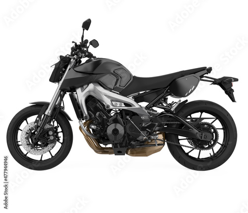 Sport Motorcycle Isolated