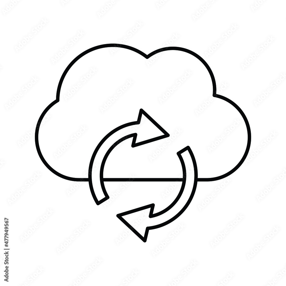 Cloud Refresh Vector icon which is suitable for commercial work and easily modify or edit it
Cloud Refresh Vector icon which is suitable for commercial work and easily modify or edit it