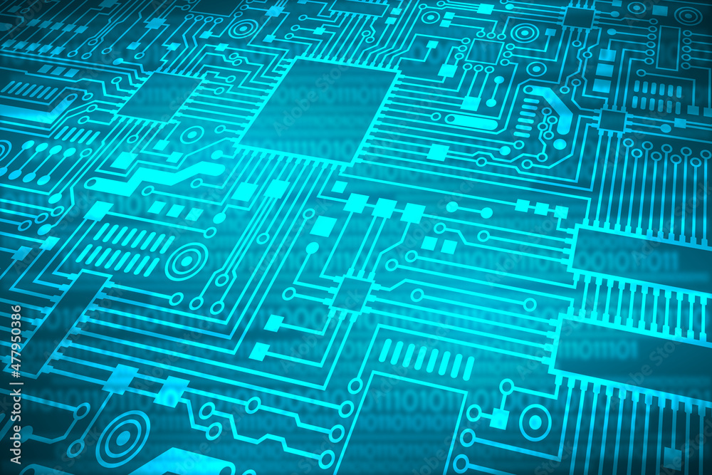 Fond de Technologie Bleu Fond de Technologie Bleu