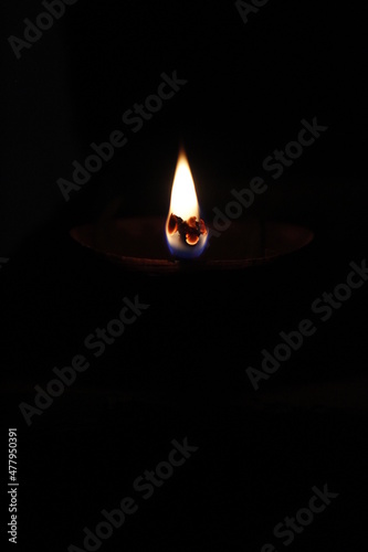 Diye(Earthen Lamp) on Diwali