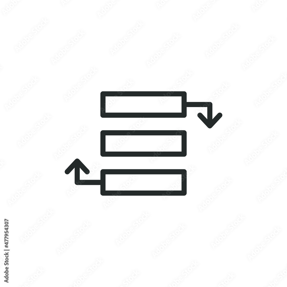 simple vector icon Sorting editable. isolated on white background. simple vector icon Sorting editable. isolated on white background.