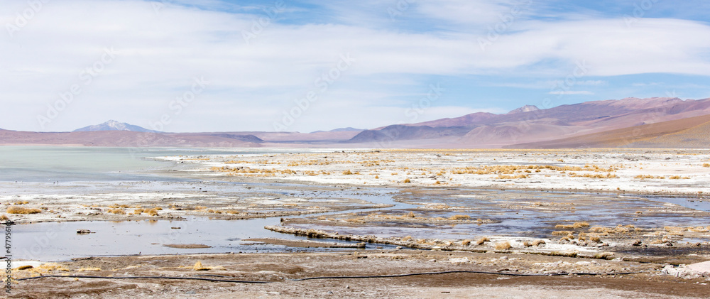 Obraz premium View of a lagoon in Uyuni area