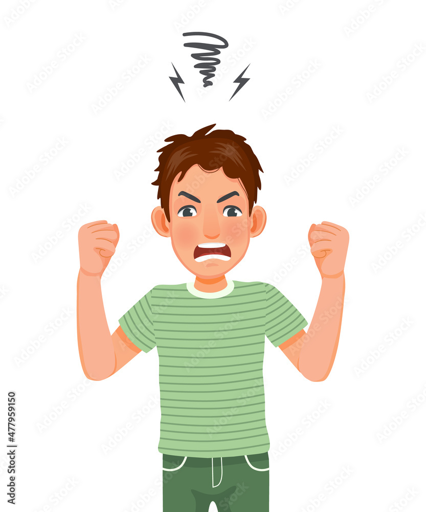 Handsome young man annoyed angry in furious gesture screaming in anger showing his fist expressing his negative emotions. Human emotions and facial expression, body language concept Handsome young man annoyed angry in furious gesture screaming in anger showing his fist expressing his negative emotions. Human emotions and facial expression, body language concept