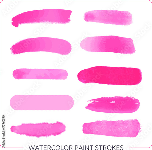 watercolor paint strokes