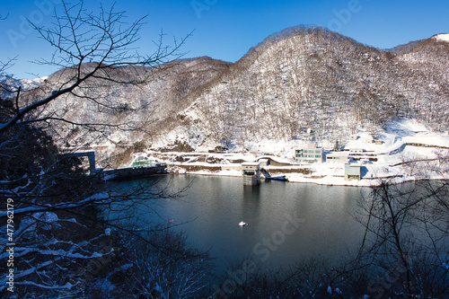 Dam Lake in Winter