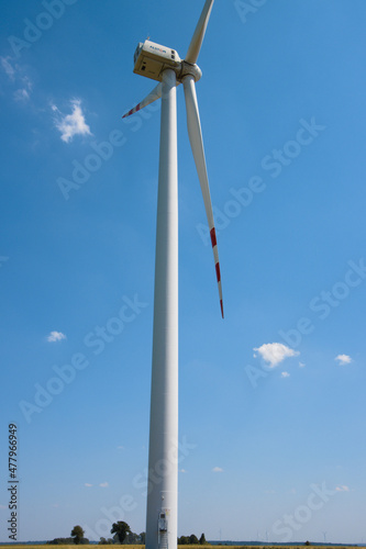 wind turbine on a sky