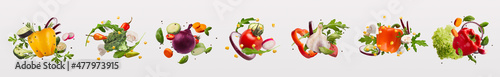 Fototapeta Naklejka Na Ścianę i Meble -  Creative layout for culinary or cooking website, panorama