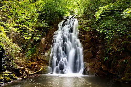 Glenoe waterfall in Northern Ireland