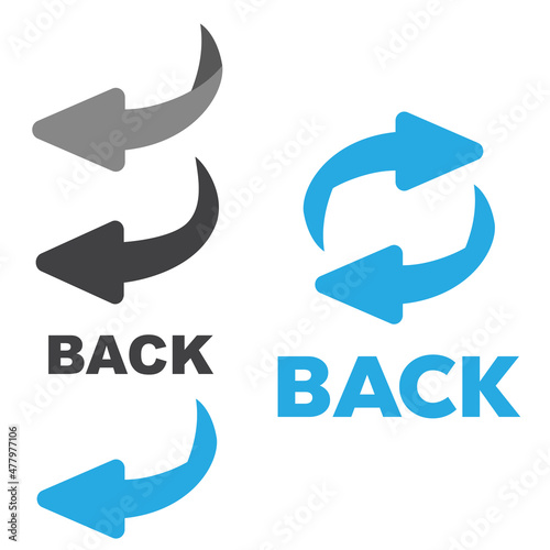 Fotografi Rotating, circular, cyclic arrows