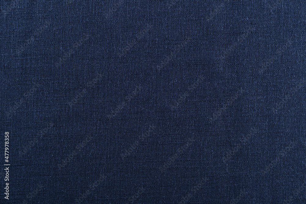 surface of dark blue linen fabric, background, texture surface of dark blue linen fabric, background, texture