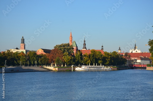 Wroclaw / Breslau mit Oder