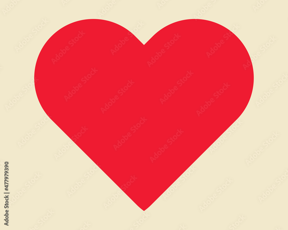 Red heart for greeting cards, booklets and more. Red Heart for Valentine's Day Red heart for greeting cards, booklets and more. Red Heart for Valentine's Day