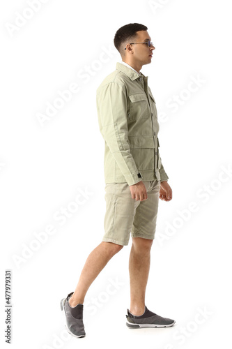 Stylish young man in jacket...
