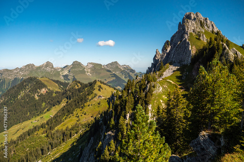 Wandern in den Schweizer Alpen photo