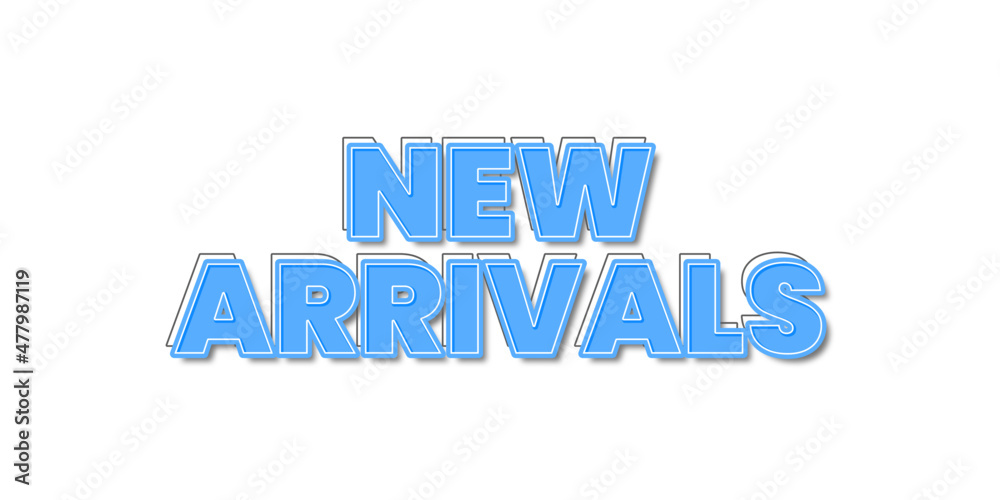 Text Effect New Arrival Modern Design