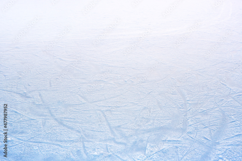 texture of the surface of the ice rink