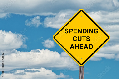 Spending Cuts Ahead Warning Sign