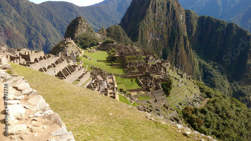 Fotografie Machu Picchu is the holy city of the Incas