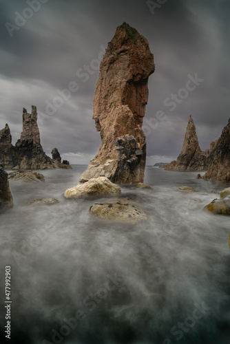 Mangersta sea stack, Isle of Lewis, outer hebrides, Scotland. photo