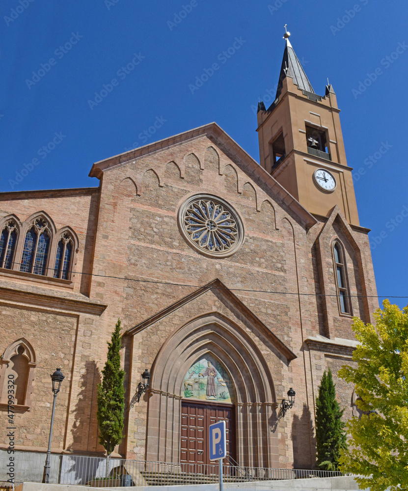 Iglesia de Santa Eulalia en Gironella España
