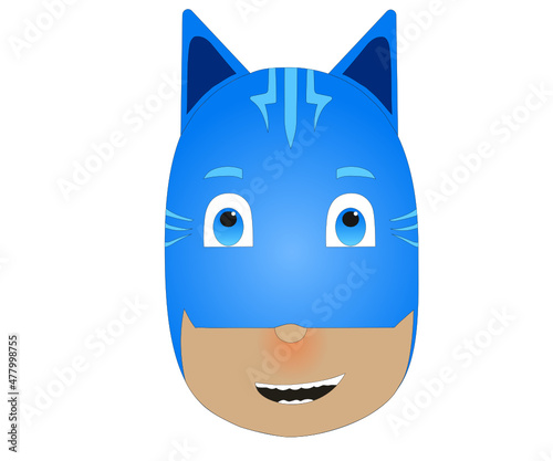 Cat boy vector photo